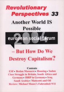 Revolutionary Perspectives #33 | Leftcom